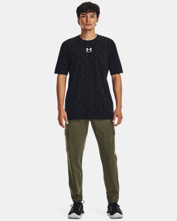 Men's UA Stretch Woven Cargo Pants in Green image number 2